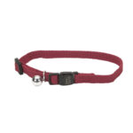 NEW EARTH Soy Eco-Friendly Cat Collar, Cranberry
