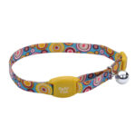 SAFE CAT Collar with Magnetic Buckle, Kaleidoscope