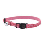 NEW EARTH Soy Eco-Friendly Cat Collar, Pink Roses