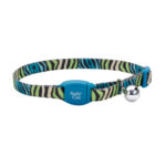 SAFE CAT Collar with Magnetic Buckle, Zebra