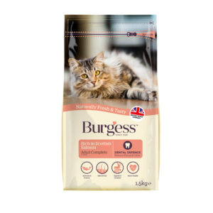 BURGESS Adult Cat Scottish Salmon, 1.5kg