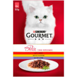 GOURMET Mon Petit Meat Pouch Multipack, 6x50g