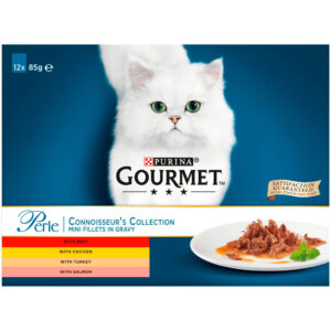 GOURMET Perle Connoisseurs Collection Pouch Multipack, 12x85g