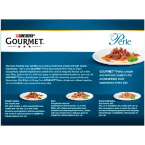 GOURMET Perle Connoisseurs Collection Pouch Multipack, 12x85g