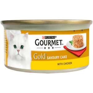 GOURMET Gold Savoury Cake with Chicken Can, 85g