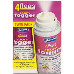 JOHNSON'S 4Fleas Room Fogger, 100ml Twin Pack