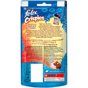 FELIX Crispies Treats, Beef & Chicken 45g