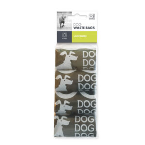 M-PETS Waste Bags Black, 60 Pack
