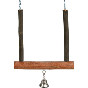 TRIXIE Natural Living Swinging Trapeze with Bell, 12x15cm