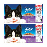 FELIX Original Mixed Selection in Jelly, Giant Pack 96x100g