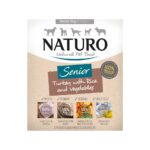 NATURO Senior Turkey & Rice Dog Food Tray, 400G