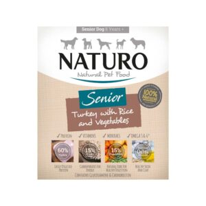 NATURO Senior Turkey & Rice Tray, 400G