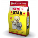 RED MILLS STAR Dog Food, 15kg + 3kg Extra Free