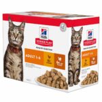HILLS Science Plan Adult Poultry Cat Food Pouch, 12x85g