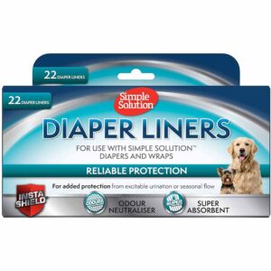 SIMPLE SOLUTION Diaper Liners, Light Absorbancy 22's