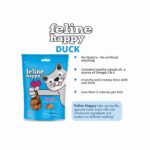 FELINE HAPPY Duck Flavoured Cat Treats, 60g