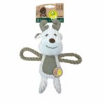 M-PETS Rune Deer Eco Dog Toy, Green/White