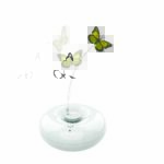 M-PETS Crazy Butterfly Interactive Cat Toy, White
