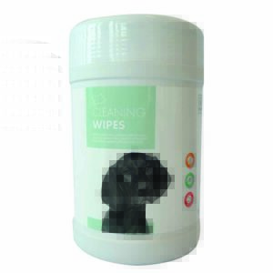 M-PETS Cleaning Wipes in Plastic Tub, x80
