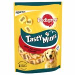 PEDIGREE Tasty Minis Beef & Poultry Chewy Slices, 155g