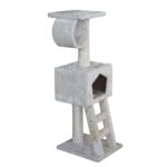 BLUE PAW XL Cat Tree with Cave & Barrel