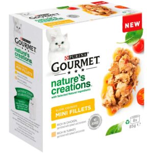 GOURMET Natures Creations Mini Fillets Poultry 8x85g