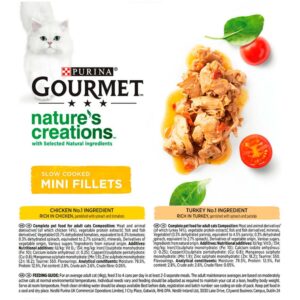 GOURMET Natures Creations Mini Fillets Poultry 8x85g