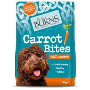 BURNS Carrot Bites Dog Treats, 150g