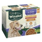 WINALOT Senior Dog Food, Multipack 12x100g