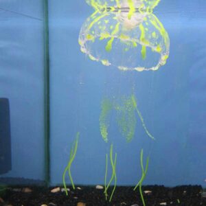 BETTA Glow in the Dark Jellyfish for Aquariums, Large