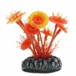 BETTA Plastic Red Mushroom Plant
