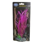 BETTA Plastic Pink Plant for Aquarium, 20cm