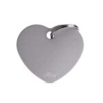 MY FAMILY Big Heart Aluminium ID Tag