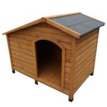 BLUE PAW Pitch Roof Dog Kennel, Large