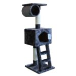 BLUE PAW Cat Tree with Ladder, Cave & Barrel, X-Large