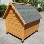 BLUE PAW Modern Country Apex Grey Roof Dog Kennel