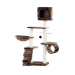 BLUE PAW X-Large Multi Level Cat Tree with Top Cave, Mocha