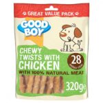 GOOD BOY Chewy Twists with Chicken, 320g