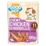 GOOD BOY Chewy Chicken Dumbbells, 100g