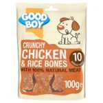 GOOD BOY Crunchy Chicken & Rice Bones, 100g