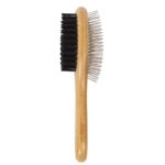 M-PETS Bamboo Double Sided Pin Brush