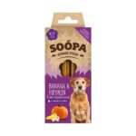 SOOPA Senior Sticks Dog Treats, Banana & Pumpkin 100g