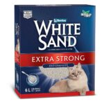 WHITE SAND Extra Strong Clumping Cat Litter, 6 Litre