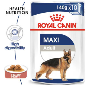 ROYAL CANIN Maxi Adult Gravy Pouch, 140g
