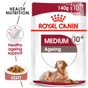 ROYAL CANIN Medium Ageing (10+) Gravy Pouch, 140g