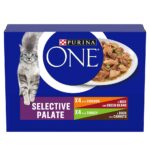 PURINA ONE Selective Palate Cat Food, 8 Pack