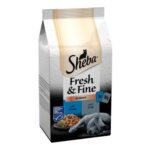 SHEBA Fine Flakes Fish in Gravy Cat Food Pouch, 6x50g