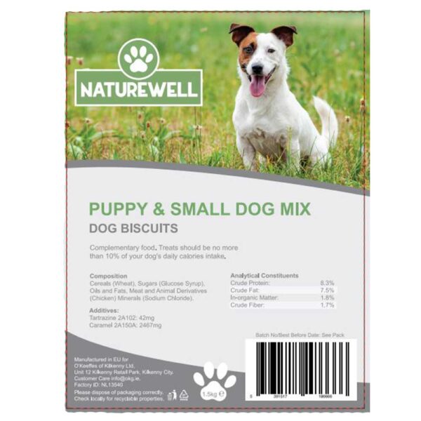 NATUREWELL Puppy & Small Dog Treats, Mix 1.5kg