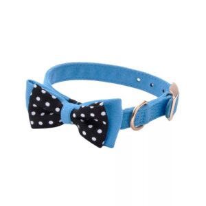 ACCENTS Accent Collar 10-13'' Blue Bow (21401)