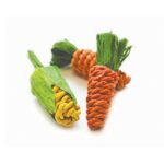 CRITTERS CHOICE Mini Carrots & Corn Toys, 3 Pack